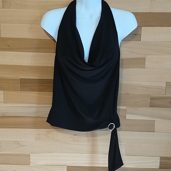Moa Moa Tops - 💥5for $20💥 Black dressy halter by Moa Moa